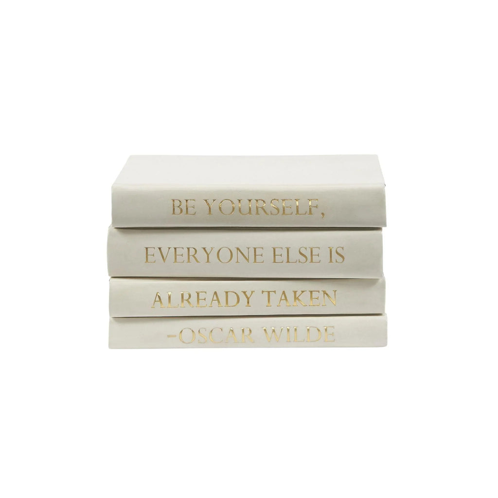 "Be Yourself, Everyone Else Is Already Taken" Decorative Book Set - Books - The Well Appointed House