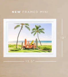Beach Buggy, Mauna Kea Mini Framed Print by Gray Malin - Photography - The Well Appointed House