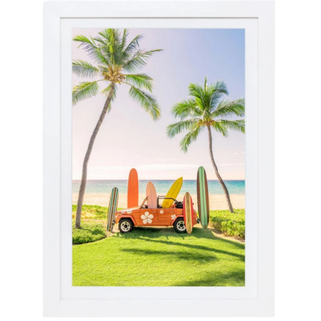 Beach Buggy Vertical, Mauna Kea Mini Framed Print by Gray Malin - Photography - The Well Appointed House