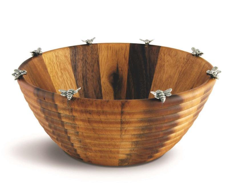 Bee Hive Salad Serving Bowl - Serveware - The Well Appointed House