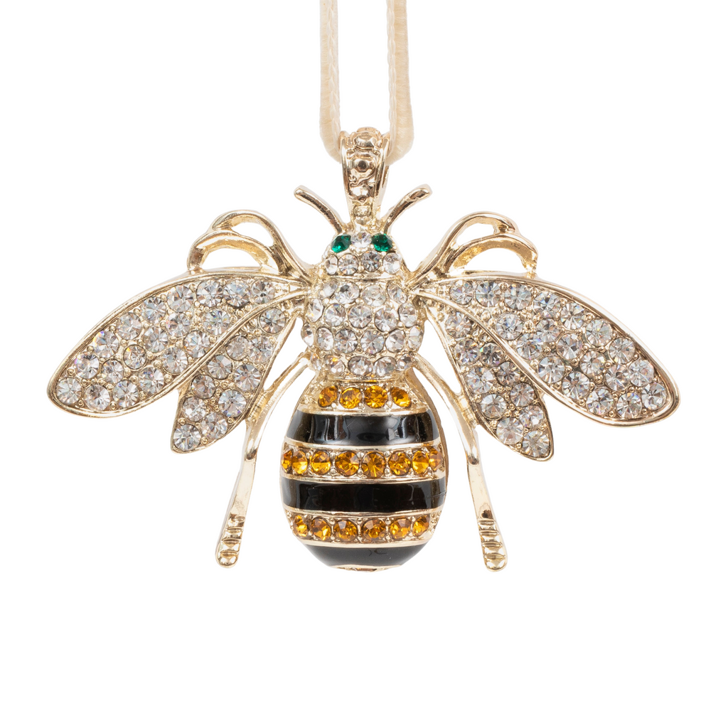 Stripey Bee Hanging Ornament - The Well Appointed House