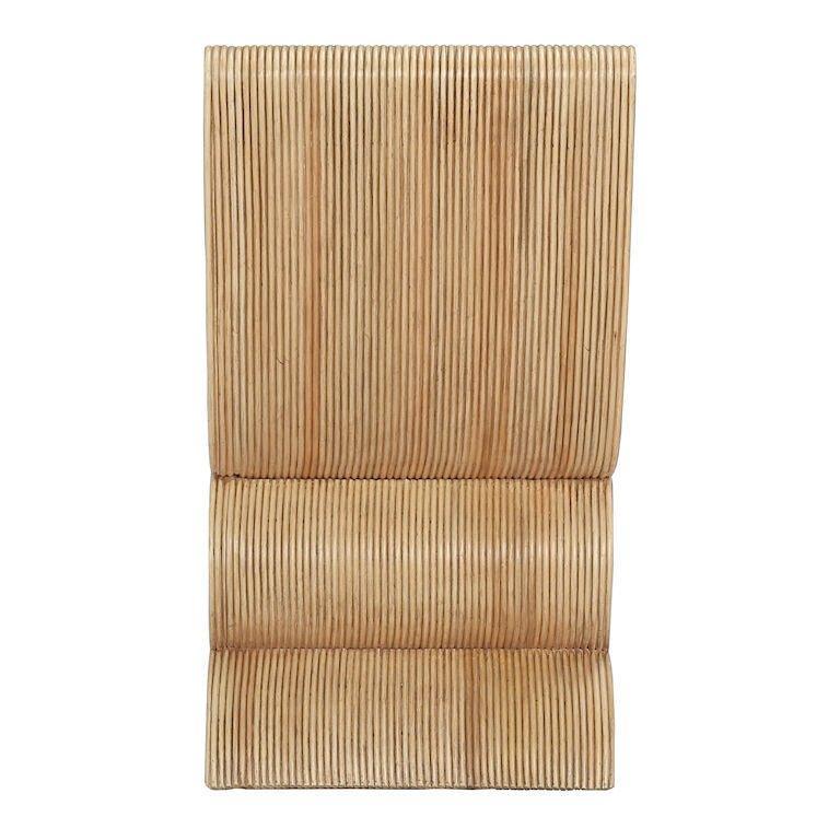 Bent Rattan Ribbon Style Sculptural Chair - Accent Chairs - The Well Appointed House