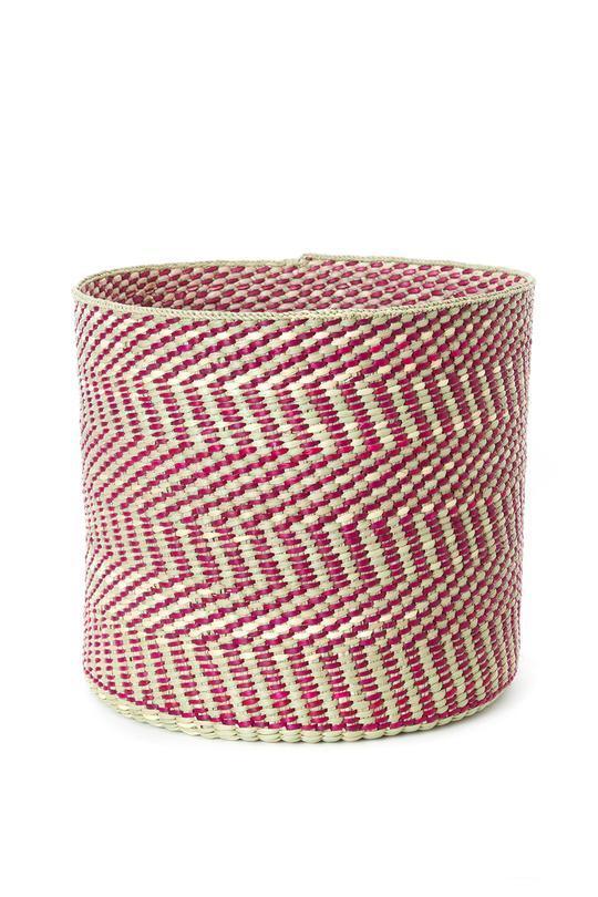 Berry & Natural Maila Milulu Reed Woven Baskets- 2 Sizes Available - Baskets & Bins - The Well Appointed House