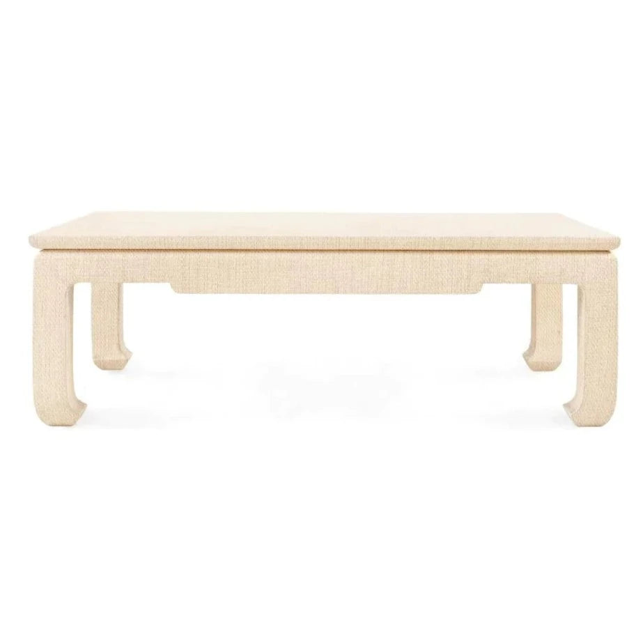 Bethany Large Rectangular Coffee Table in Natural Twill - Coffee Tables - The Well Appointed House
