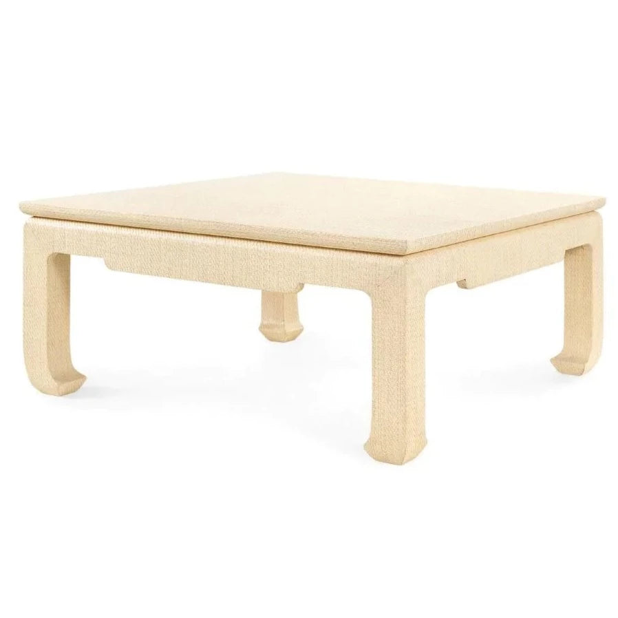 Bethany Large Square Coffee Table in Natural Twill - Coffee Tables - The Well Appointed House