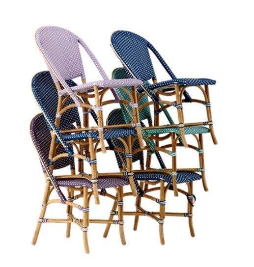 Bistro Style Side Chair - Available in Many Colors - Outdoor Dining Tables & Chairs - The Well Appointed House