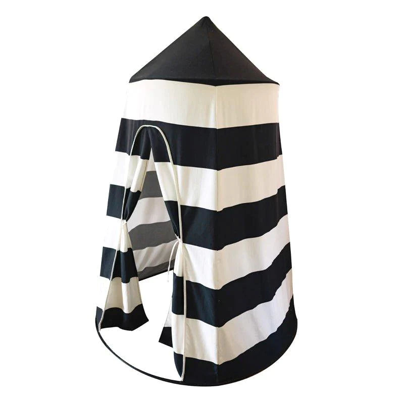 Black & White Striped Pop-Up Playhouse for Kids - Little Loves Playhouses Tents & Treehouses - The Well Appointed House