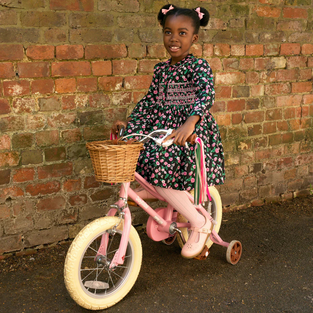 Black Floral Smocked Button-Front Dress - The Well Appointed House 