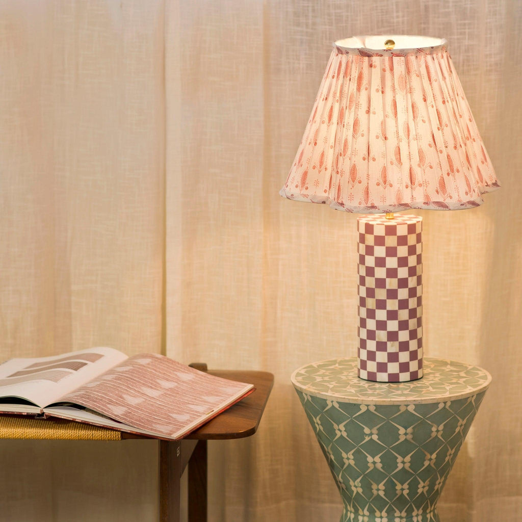 Blokette Pattern Lamp Shades - Lamp Shades - The Well Appointed House
