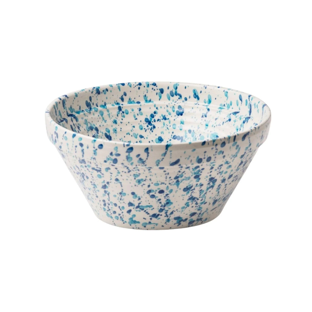 Blue and White Splatter Design Serving Bowl-Available in Two Different Sizes - Serveware - The Well Appointed House