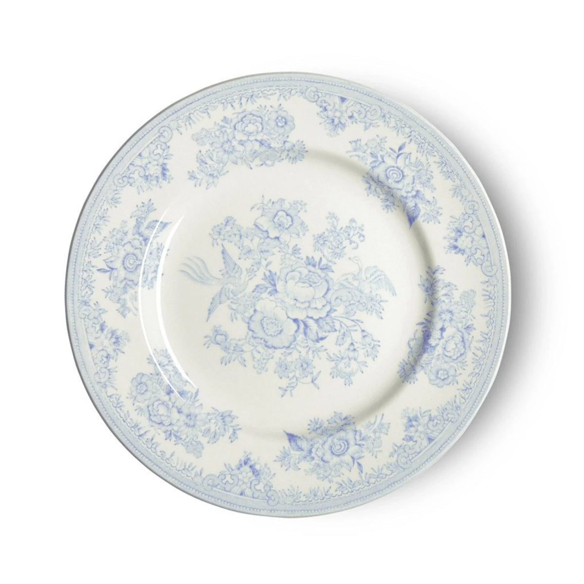 Blue Asiatic Pheasants 10" Dinner Plate