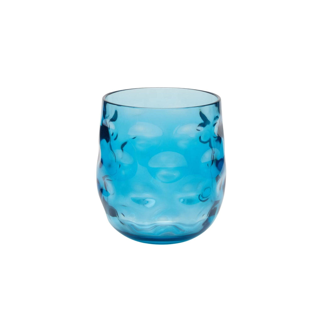 Blue Bubble Texture Acrylic Outdoor Glasses - Drinkware - The Well Appointed House