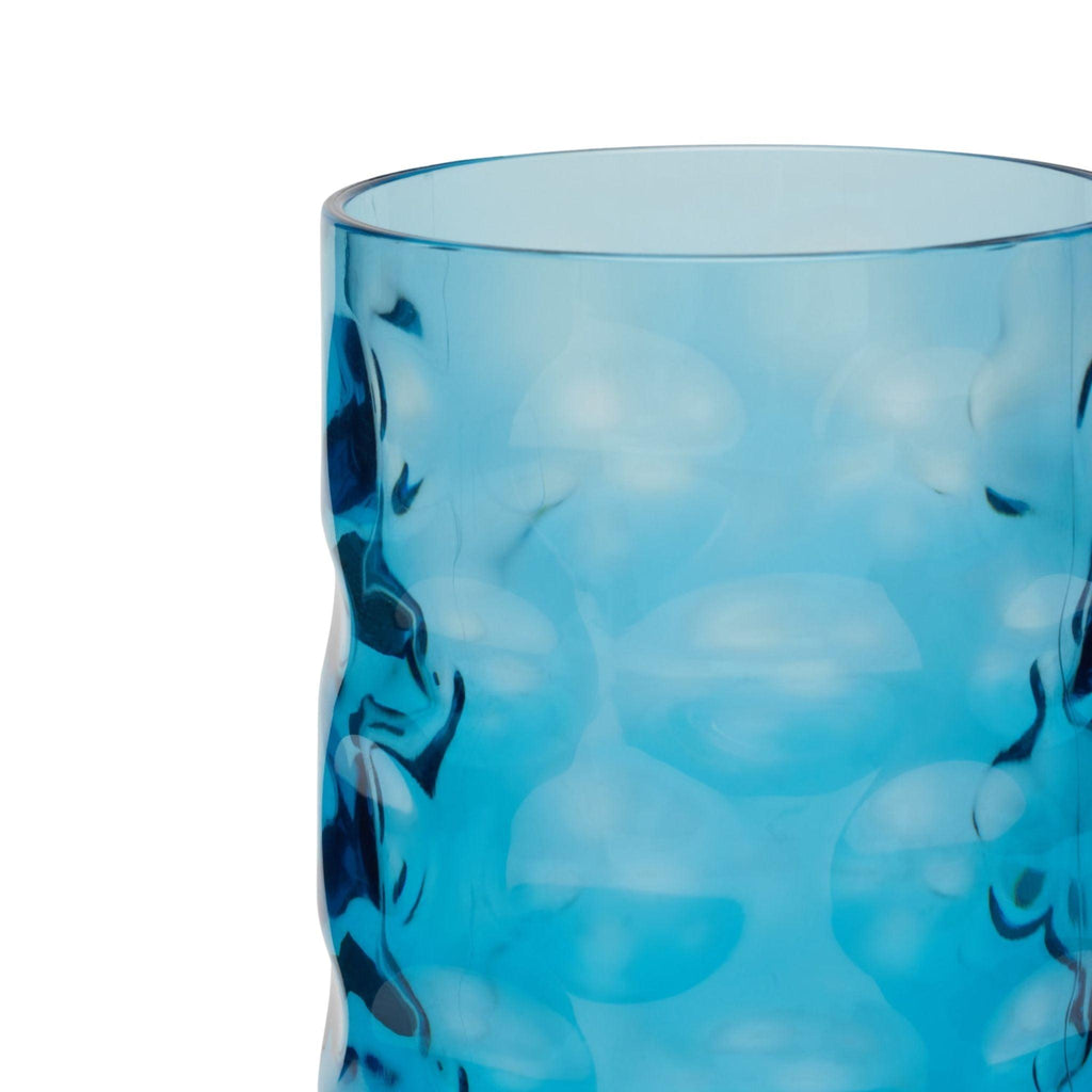 Blue Bubble Texture Acrylic Outdoor Glasses - Drinkware - The Well Appointed House