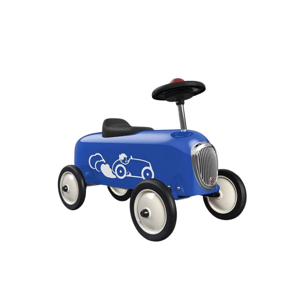 Blue Classic Racer Ride On Car - Little Loves Pedal Cars Bikes & Tricycles - The Well Appointed House