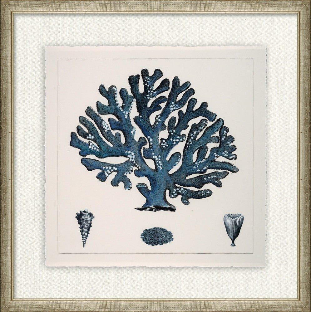 Blue Coral Wall Art - Paintings - The Well Appointed House