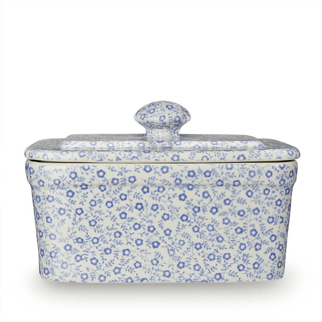 Blue Felicity Rectangular Butter Dish - Serveware - The Well Appointed House