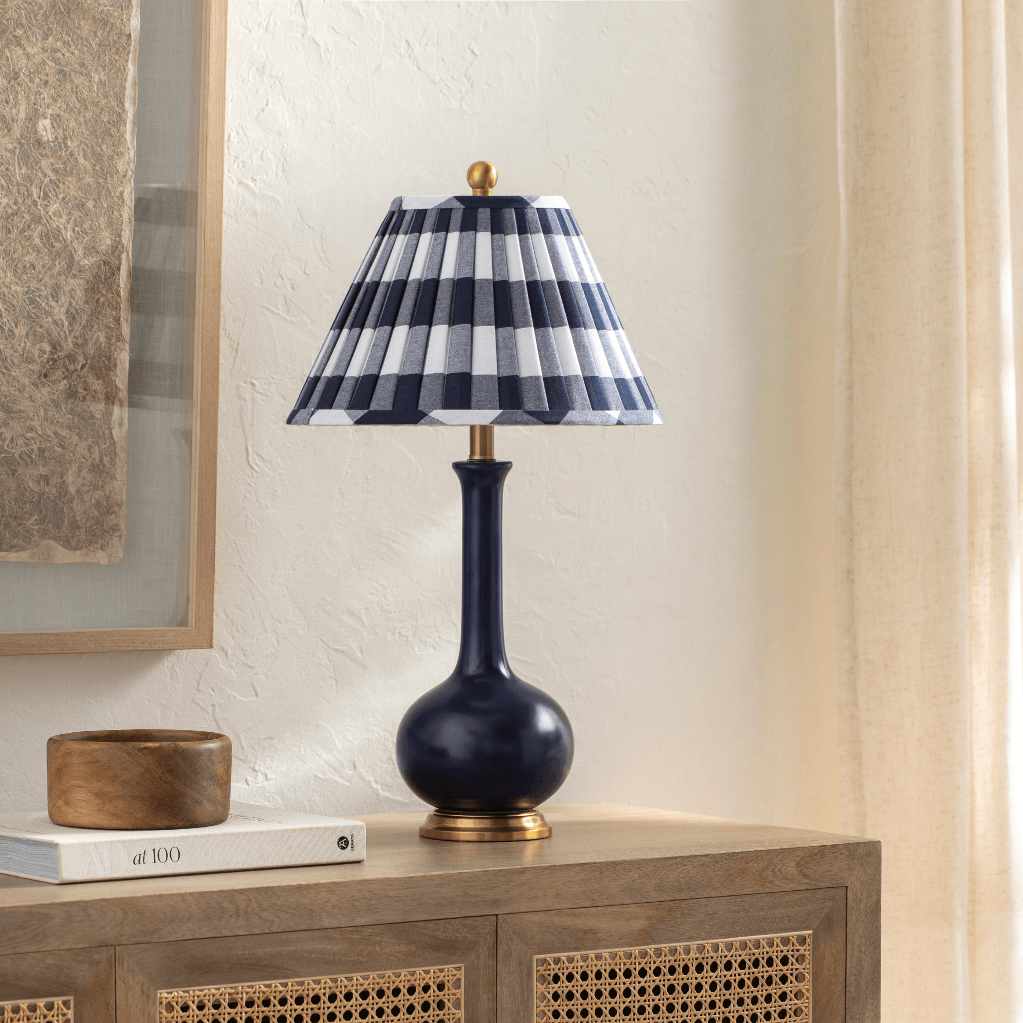 Glazed ceramic table lamp deals