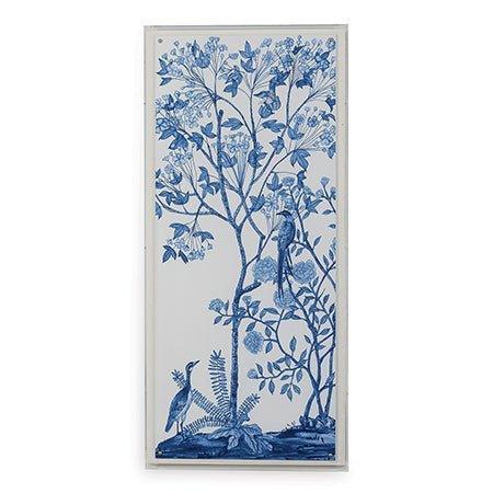 Blue Traditional Chinoiserie II Framed Wall Art - Paintings - The Well Appointed House