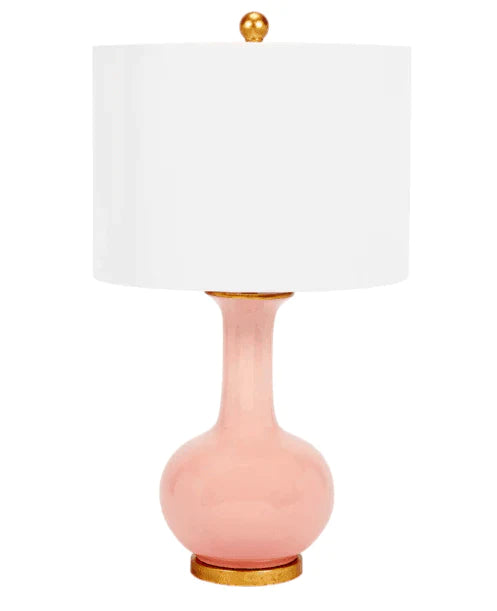 Blush Pink Ceramic Table Lamp - Table Lamps - The Well Appointed House