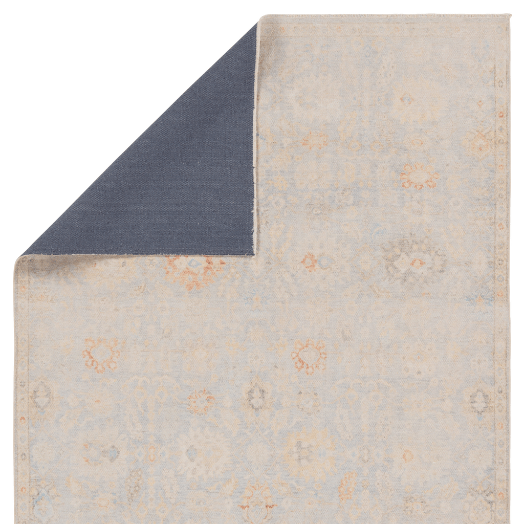 Boheme Light Blue & Orange Power Loomed Area Rug - Available in a Variety of Sizes - Rugs - The Well Appointed House