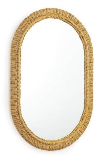 Bonjour Rattan Mirror - Wall Mirrors - The Well Appointed House
