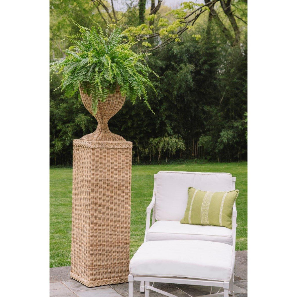 Braided Wicker Urn - Vases & Jars - The Well Appointed House