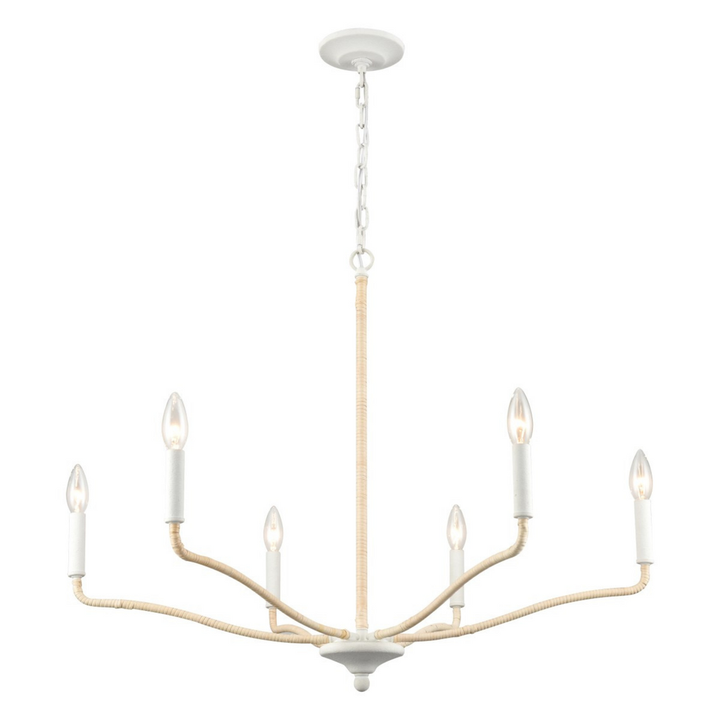 Breezeway 31'' High 6-Light Chandelier - The Well Appointed House
