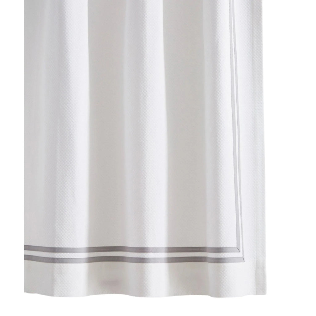 Brendon Double Tape Trim Shower Curtain - Shower Curtains - The Well Appointed House