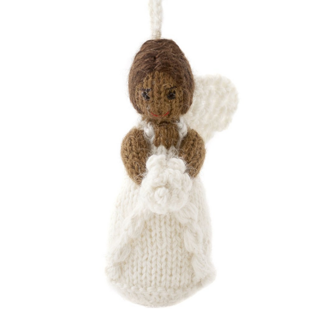 Bride Hand Knit Christmas Ornament - The Well Appointed House 