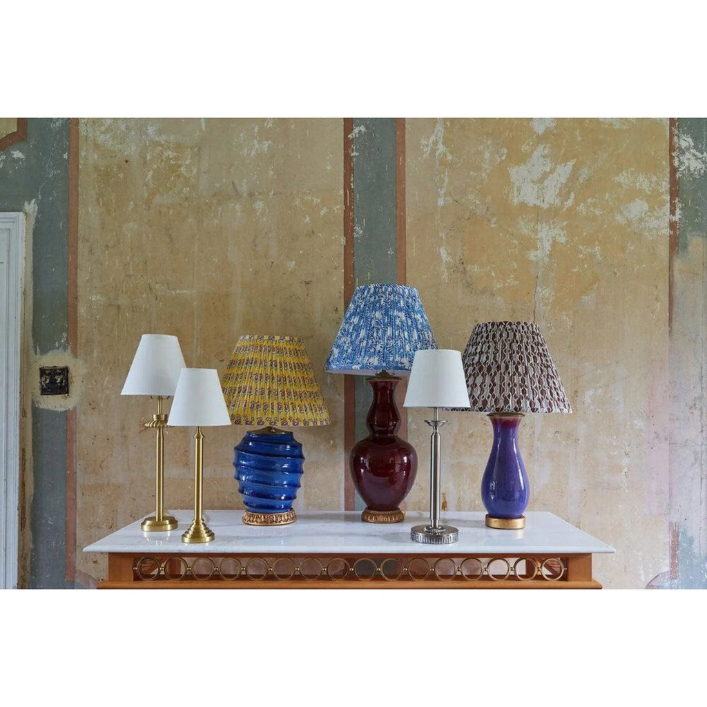 Brook Blue Toile Fabric Lampshade - Lamp Shades - The Well Appointed House