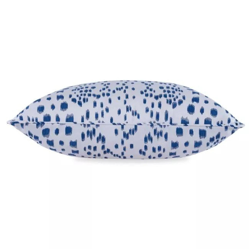 Brunschwig & Fils Les Touches Speckled Blue and White Indoor/Outdoor Decorative Pillow - Pillows - The Well Appointed House