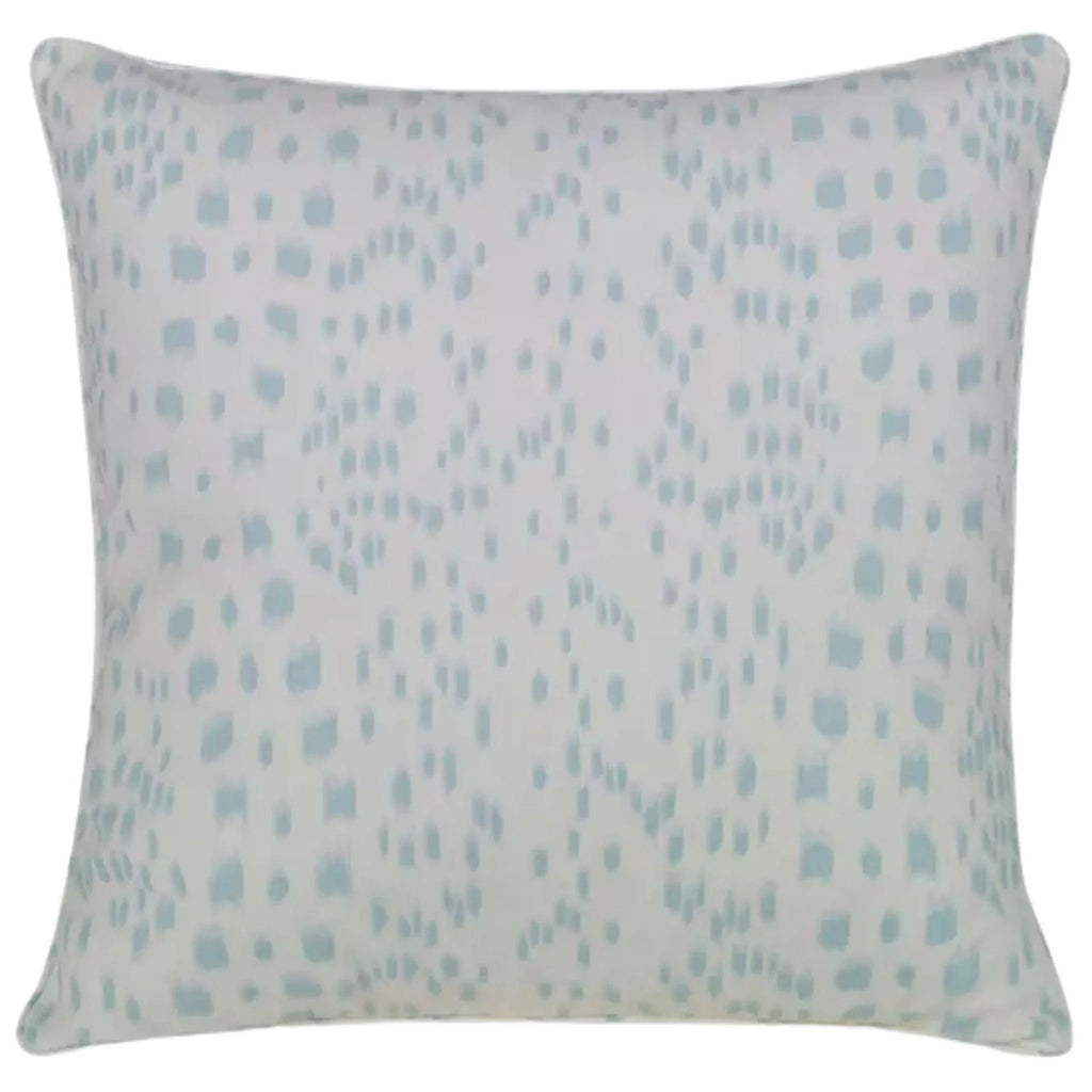 Brunschwig & Fils Les Touches Speckled Pale Blue Cotton Decorative Pillow - Pillows - The Well Appointed House