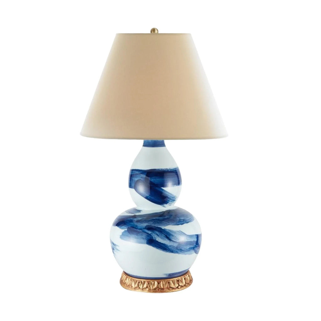 Brush Stroke Lamp in Blue - Table Lamps - The Well Appointed House