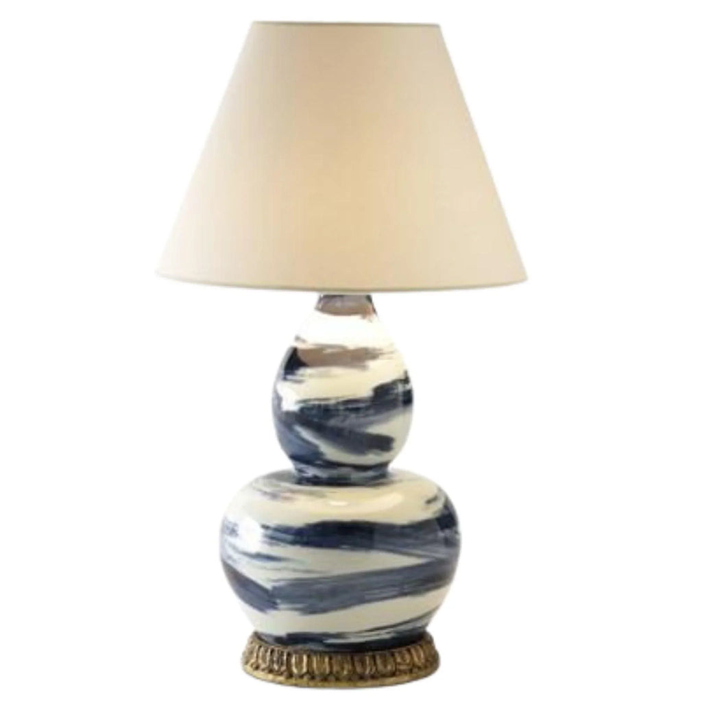Brush Stroke Lamp in Blue - Table Lamps - The Well Appointed House