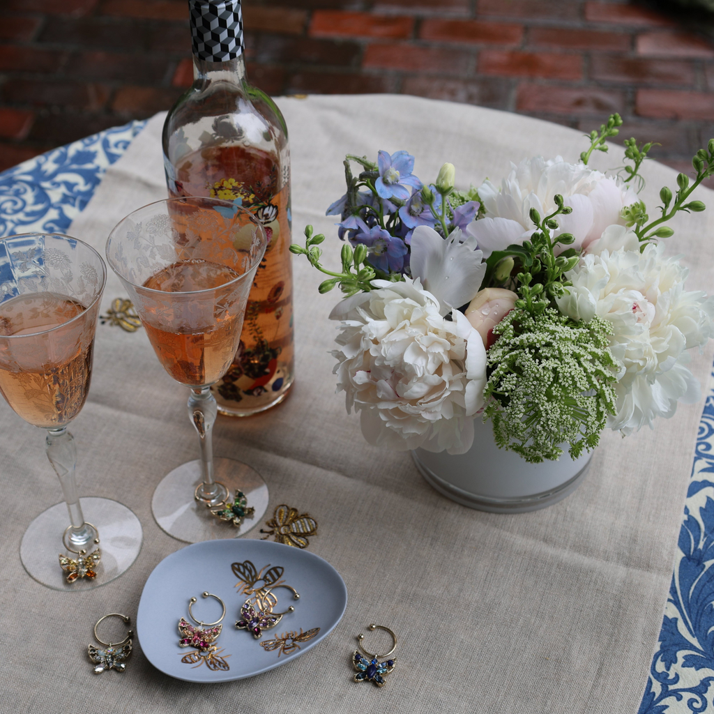 Butterfly Wine Charms - The Well Appointed House 