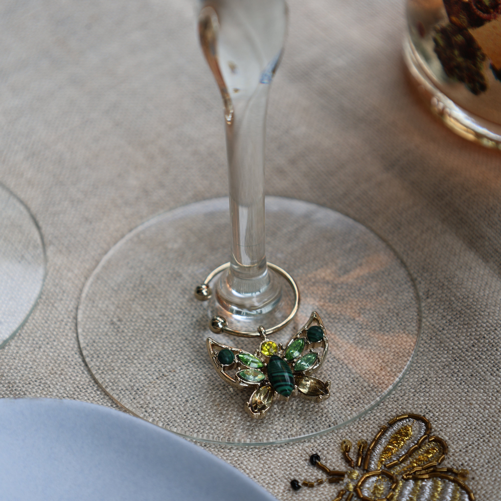 Butterfly Wine Charms - The Well Appointed House 