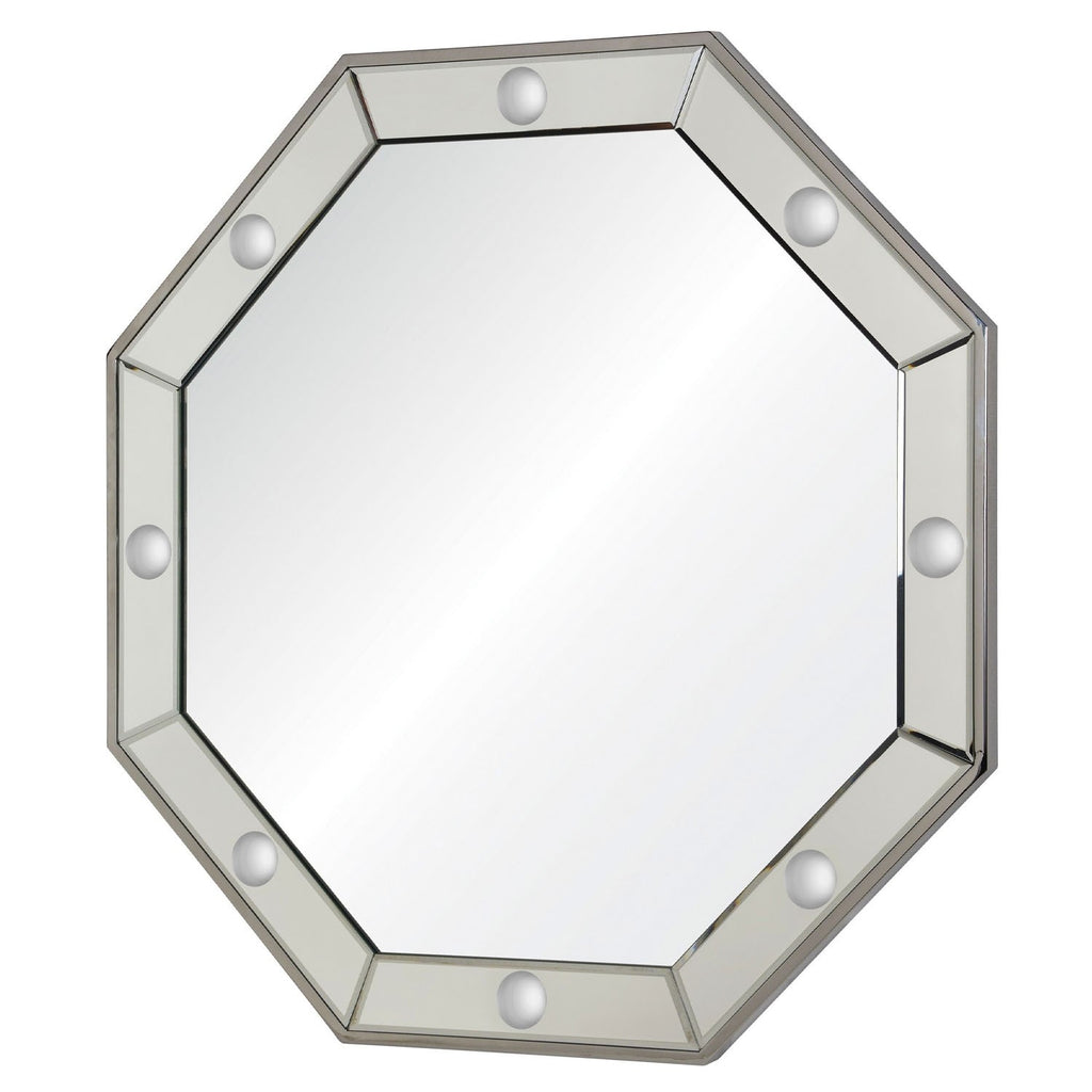 Bunny Williams Octavia Polished Stainless Steel Wall Mirror - Wall Mirrors - The Well Appointed House