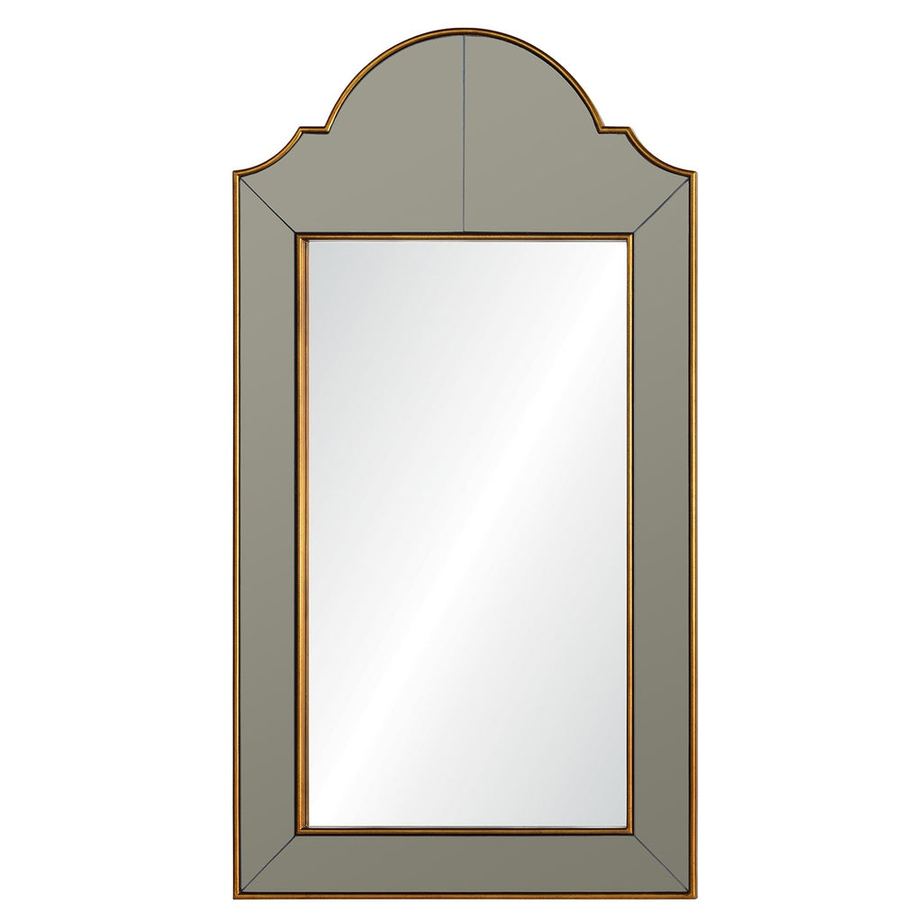 Bunny Williams Gold Speckle & Grey Mirror Framed Mirror - Wall Mirrors - The Well Appointed House
