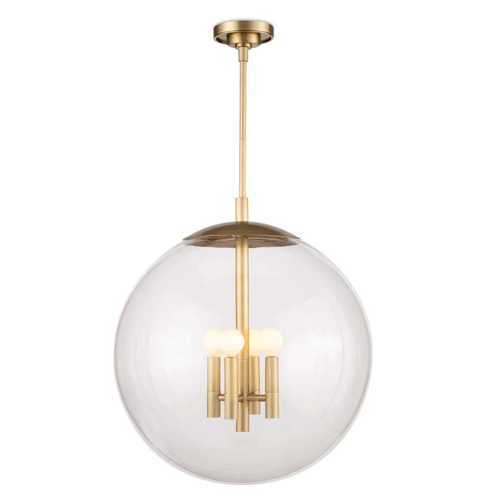Cafe Pendant Large (Natural Brass) - Chandeliers & Pendants - The Well Appointed House