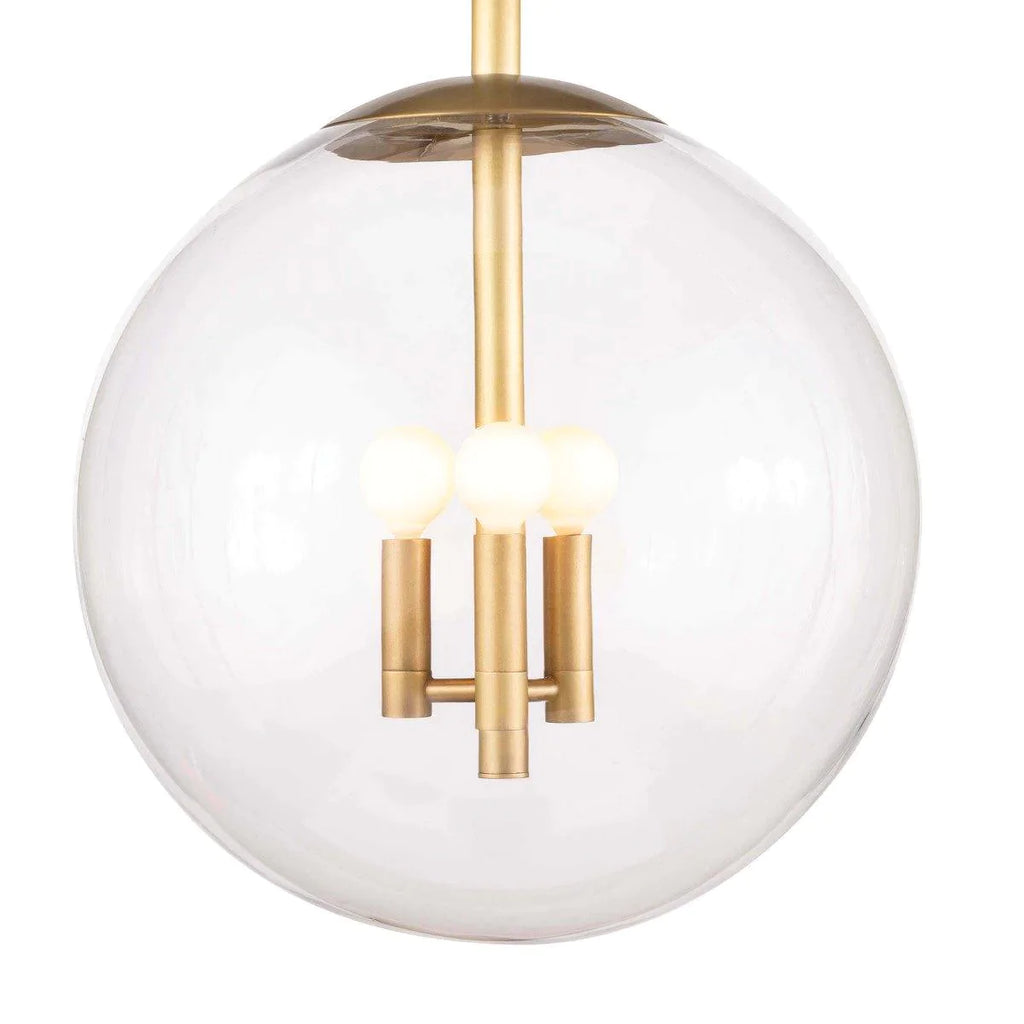 Cafe Pendant Medium (Natural Brass) - Chandeliers & Pendants - The Well Appointed House