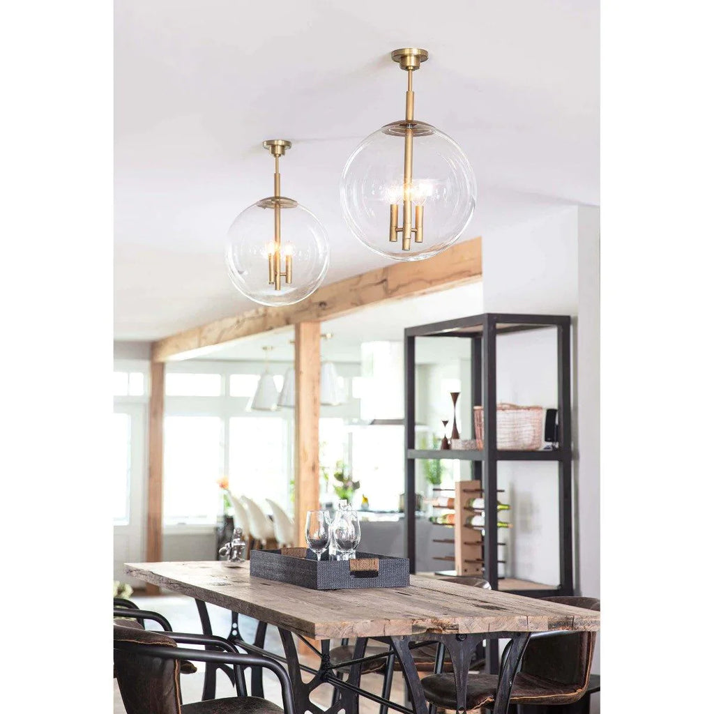 Cafe Pendant Medium (Natural Brass) - Chandeliers & Pendants - The Well Appointed House