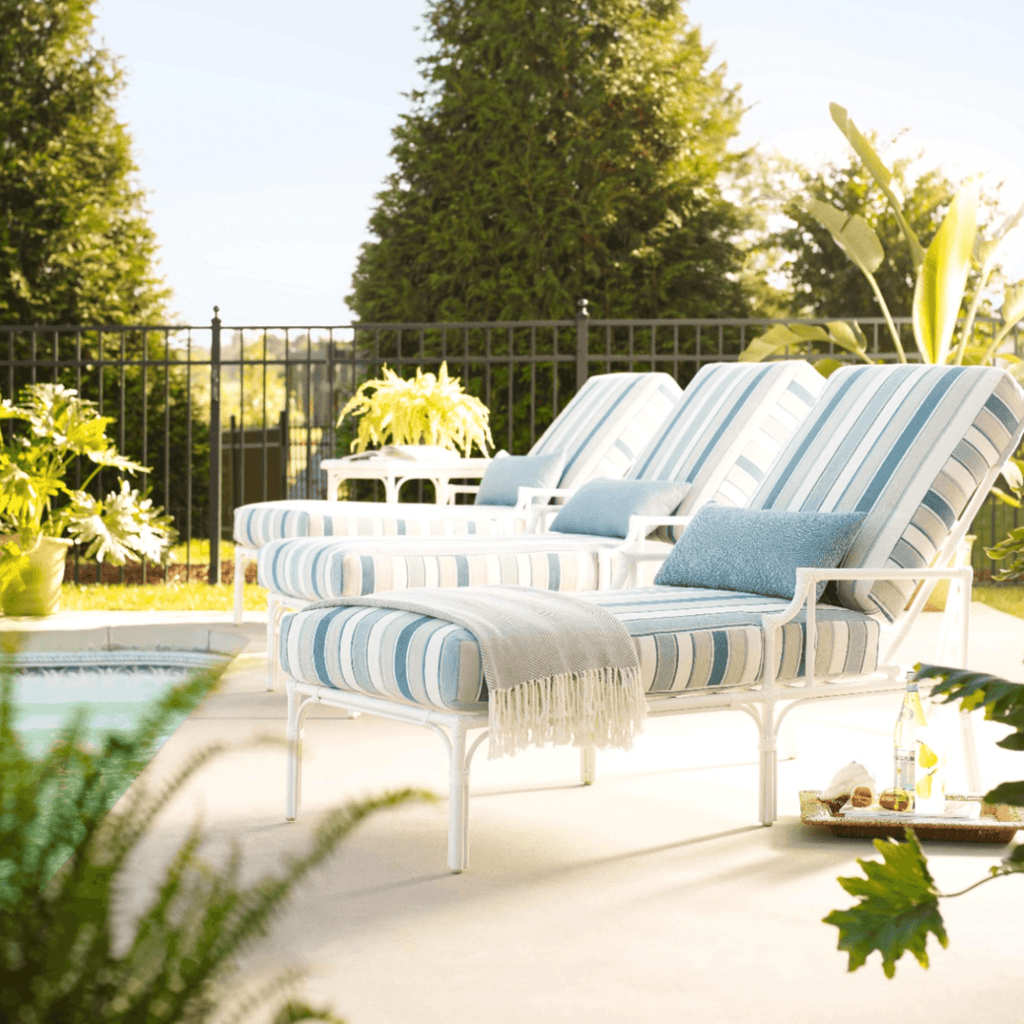 Carlyle Outdoor Chaise - Outdoor Chairs & Chaises - The Well Appointed House