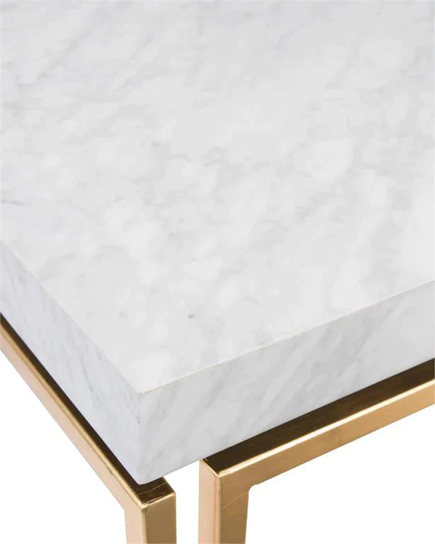 Carrara Marble Cocktail Table - Coffee Tables - The Well Appointed House