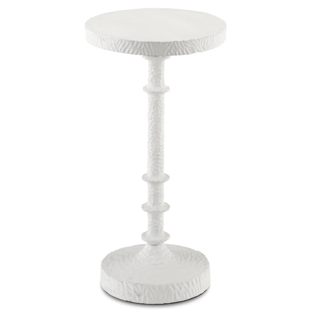 Casted Texture Round Drinks Table - Side & Accent Tables - The Well Appointed House
