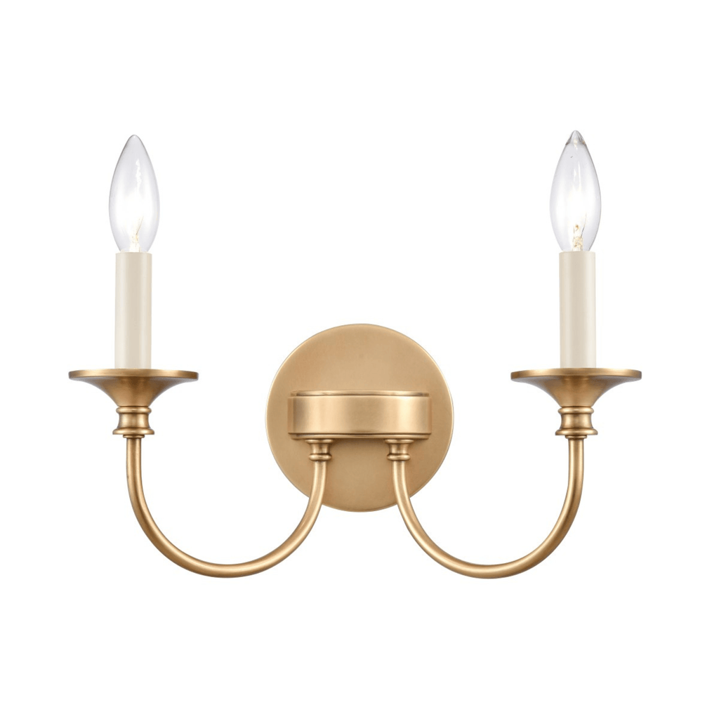 Cecil 14" Two Light Wall Sconce - Sconces - The Well Appointed House