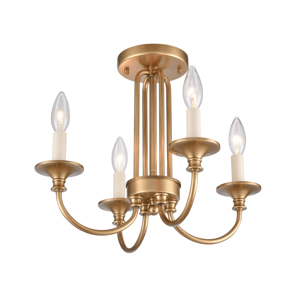 Cecil 16" Wide Four Light Chandelier - Chandeliers & Pendants - The Well Appointed House