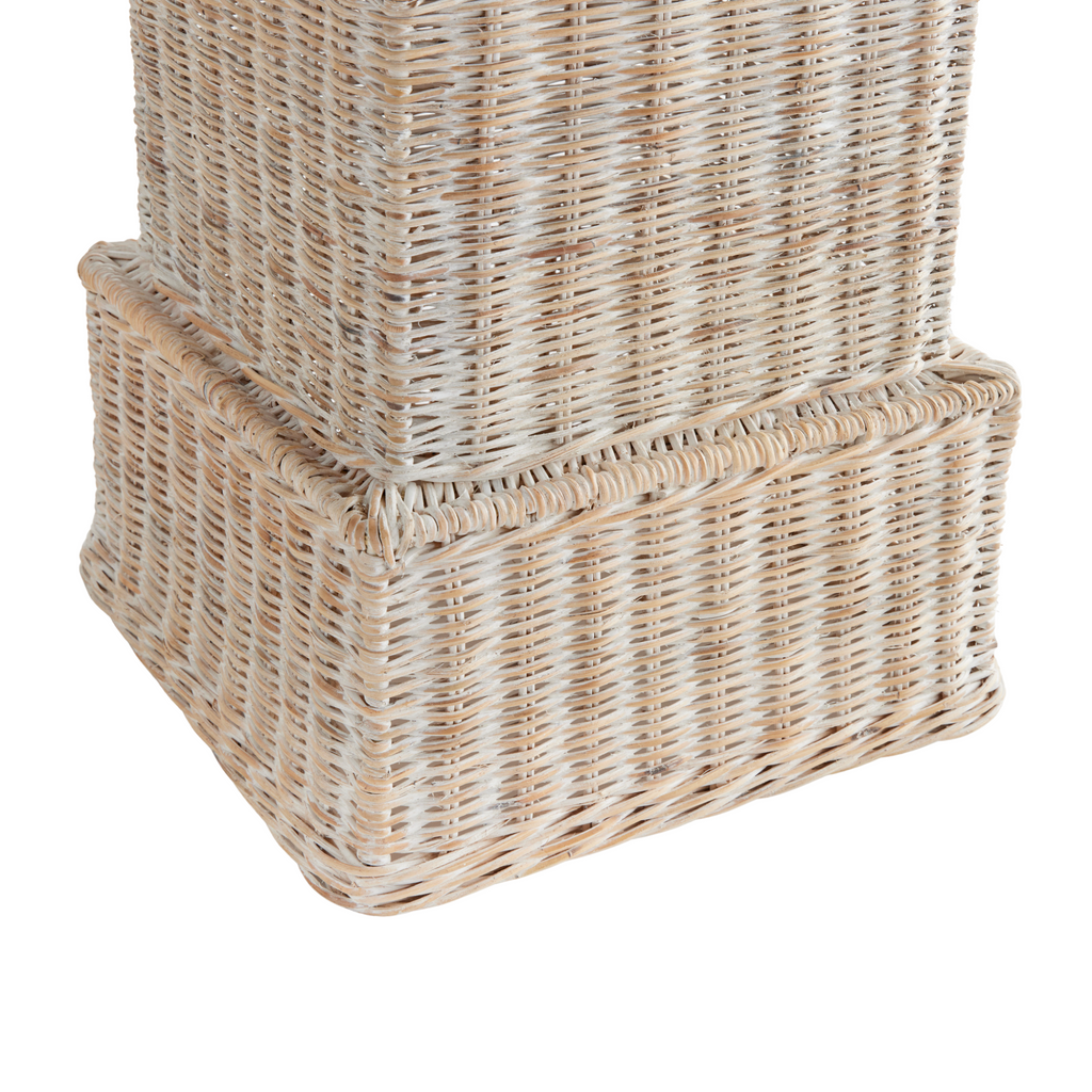Charleston Rattan Pedestal - The Well Appointed House