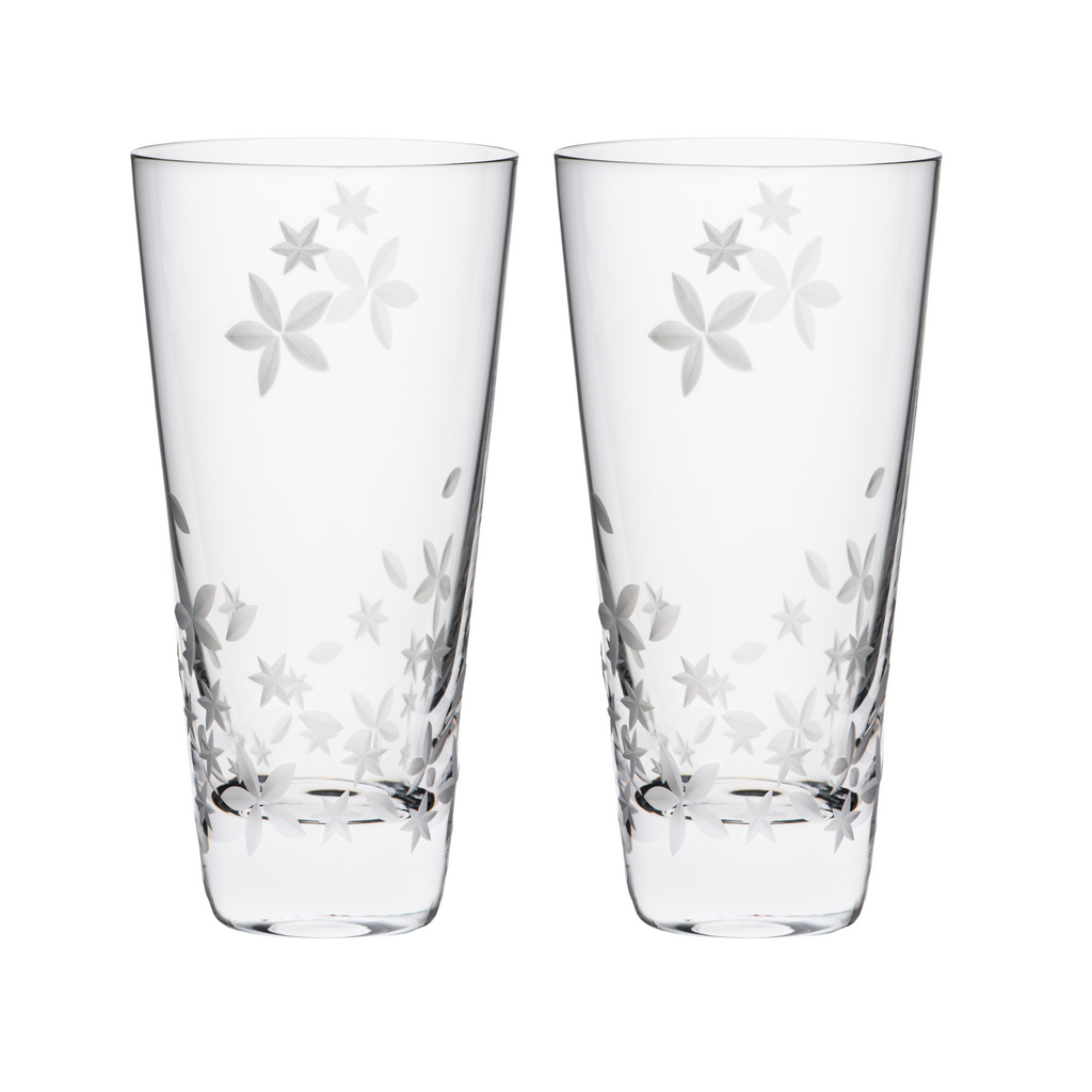 Set of Two Chatham Bloom Highball Glasses - The Well Appointed House