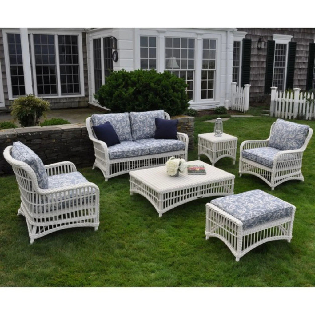 Chatham Outdoor Coffee Table in White - Outdoor Coffee & Side Tables - The Well Appointed House