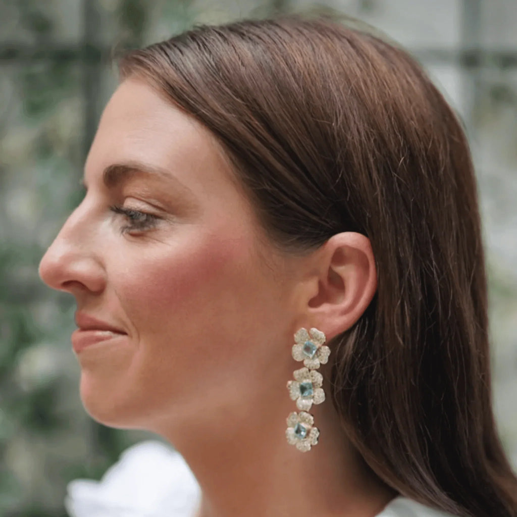 Chelsea Garden Flower Drop Earrings - Gifts for Her - The Well Appointed House
